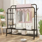 Double Pole Garment Rack