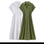 Dark Green Casual Dress