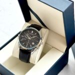 Chrome and Black Citizen Watch