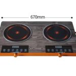 Silver Crest Electric Ceramic Stove Infrared Double Induction Cookers