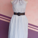 Ladies White Straight Dress