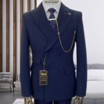 Dark Blue Mens Suit