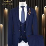 Navy Blue 3 Piece Suit