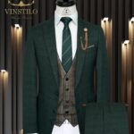 Dark Green Three Piece Suit