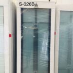 White Bathroom Translucent Door