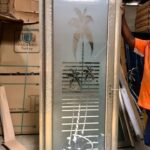 Translucent Bathroom Door